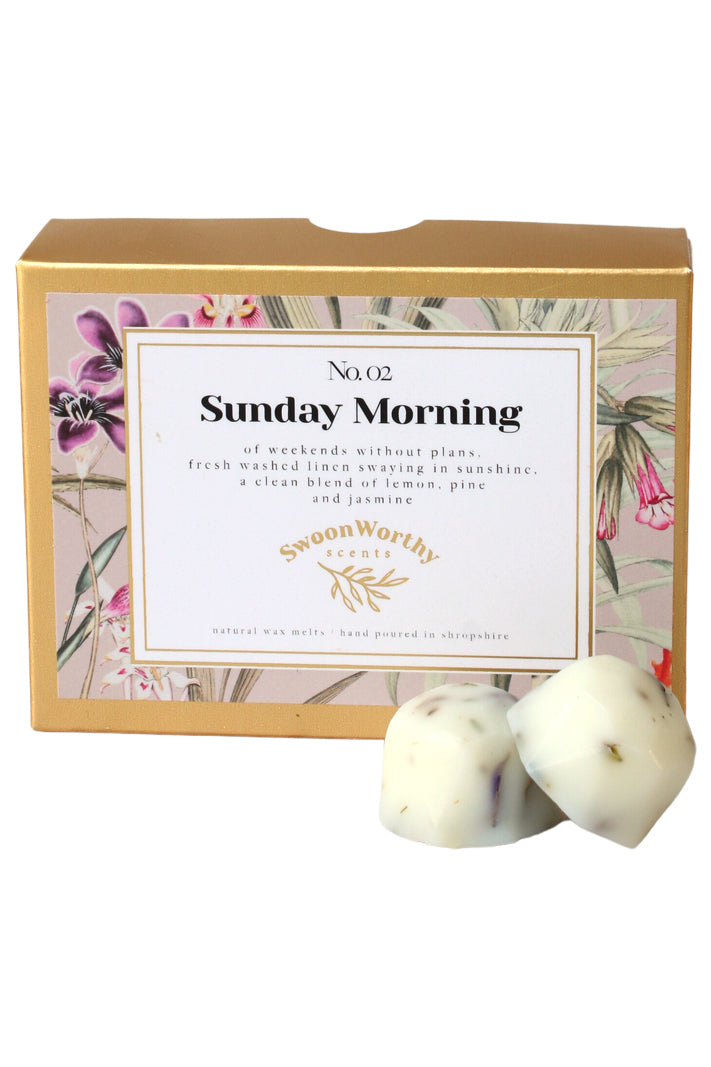 No. 02 Sunday Morning Wax Melts – Jasmine & Pine – Swoon Worthy Scents